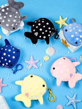 Whale Shark Change Purse - Yellow